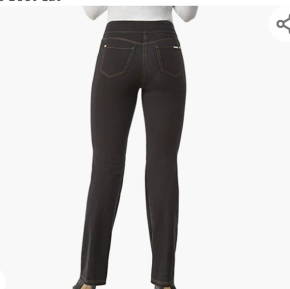 NWOT Nygard Indigo Boot Cut hi rise pull on jeans - Picture 3 of 7